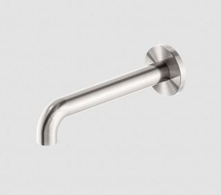 MECCA BASIN/BATH SPOUT ONLY 160MM BRUSHED NICKEL