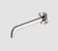 MECCA BASIN/BATH SPOUT ONLY 160MM BRUSHED NICKEL