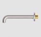 MECCA BASIN/BATH SPOUT ONLY 160MM BRUSHED NICKEL