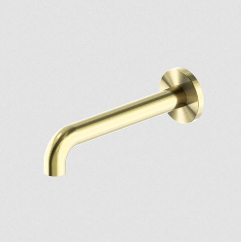 MECCA BASIN/BATH SPOUT ONLY 160MM BRUSHED GOLD