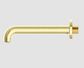 MECCA BASIN/BATH SPOUT ONLY 160MM BRUSHED GOLD