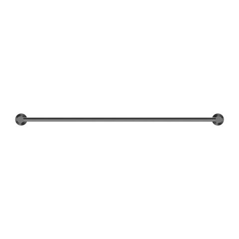 MECCA SINGLE TOWEL RAIL 800MM GUN METAL