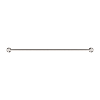 MECCA SINGLE TOWEL RAIL 800MM BRUSHED NICKEL