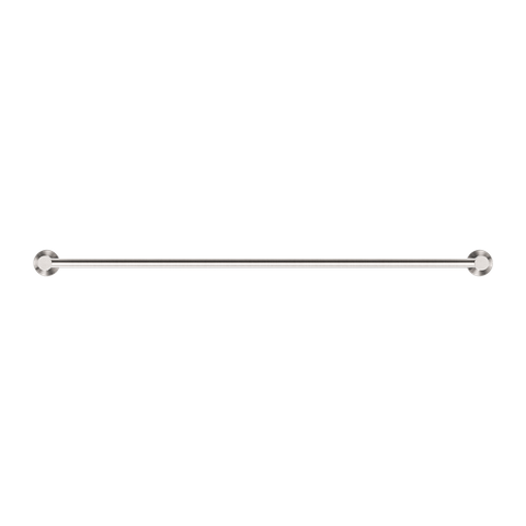 MECCA SINGLE TOWEL RAIL 800MM BRUSHED NICKEL