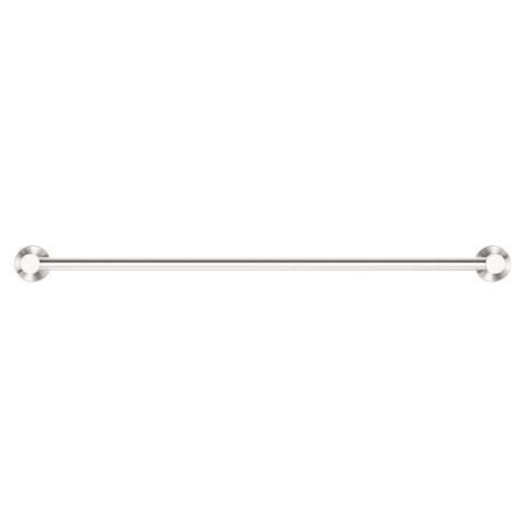 MECCA SINGLE TOWEL RAIL 600MM BRUSHED NICKEL