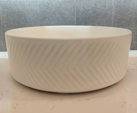 Astley Matte White A/C Basin 360x360x120