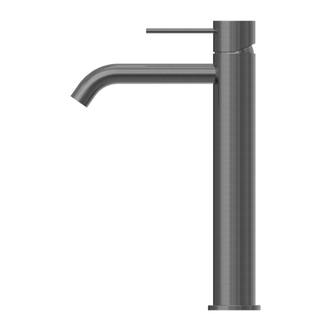 MECCA TALL BASIN MIXER GUN METAL