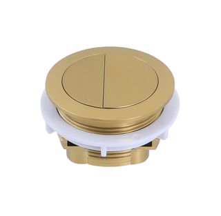 Brushed Gold Round Cistern Buttons