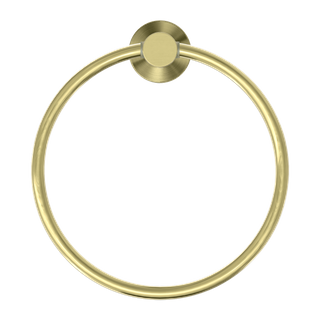 MECCA HAND TOWEL RING BRUSHED GOLD