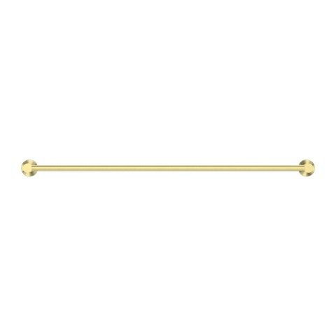 MECCA DOUBLE TOWEL RAIL 800MM BRUSHED GOLD