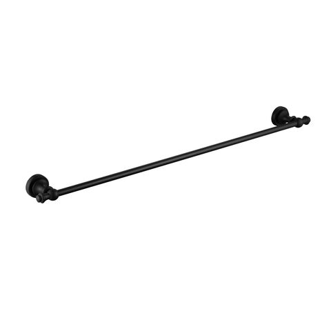 Medoc Single 750 Towel Rail Matte Black