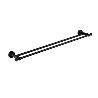 Medoc Double 750 Towel Rail Matte Black