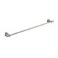 Medoc Single 750 Towel Rail Brushed Nickel