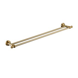 Medoc Double 750 Towel Rail Brushed Bronze