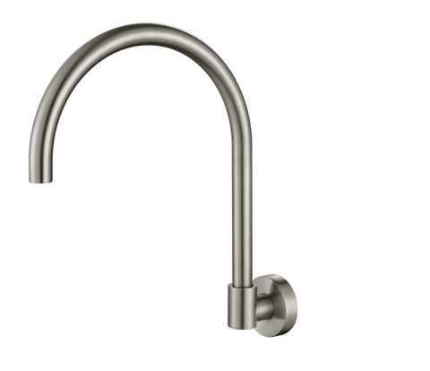 Ryker Brushed Nickel Upswept Bath Spout