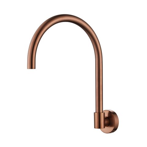 Ryker Champagne Upswept Bath Spout