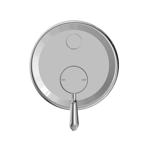 YORK SHOWER MIXER WITH DIVERTOR WITH METAL LEVER CHROME