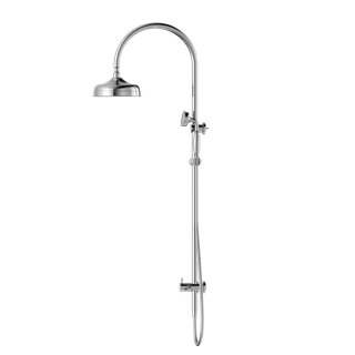 YORK TWIN SHOWER WITH METAL HAND SHOWER CHROME