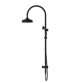 YORK TWIN SHOWER WITH METAL HAND SHOWER MATTE BLACK