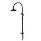 YORK TWIN SHOWER WITH METAL HAND SHOWER MATTE BLACK