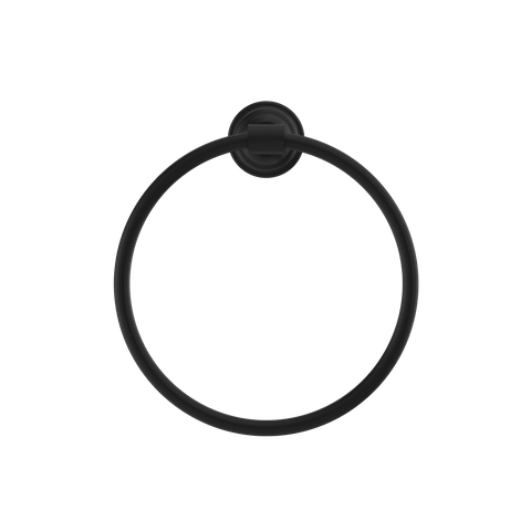 YORK TOWEL RING MATTE BLACK