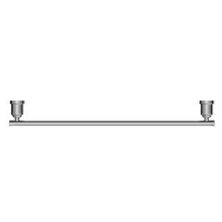 YORK SINGLE TOWEL RAIL 600MM CHROME