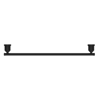 YORK SINGLE TOWEL RAIL 600MM MATTE BLACK