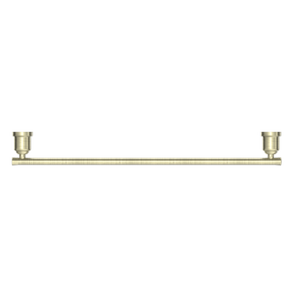 YORK SINGLE TOWEL RAIL 600MM AGED BRASS