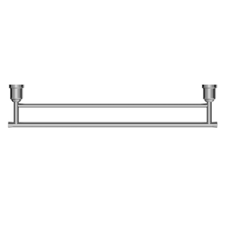 YORK DOUBLE TOWEL RAIL 600MM CHROME