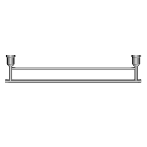 YORK DOUBLE TOWEL RAIL 600MM CHROME