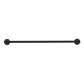 YORK DOUBLE TOWEL RAIL 600MM MATTE BLACK