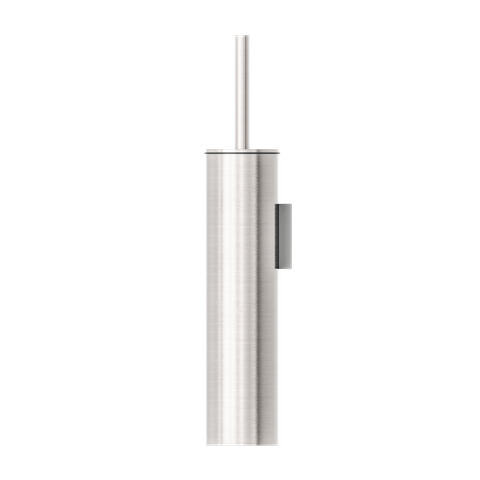 MECCA TOILET BRUSH HOLDER BRUSHED NICKEL