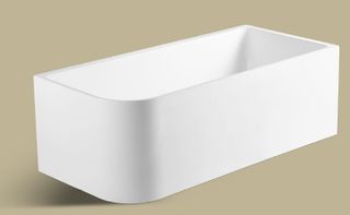 Memphis 1700 Right Gloss White Corner Freestanding Bath