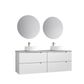 Verona 1500 WH Matte White Vanity