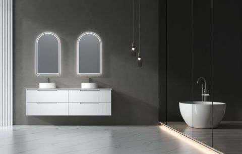 Verona 1800 WH Matte White Vanity