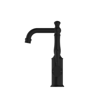 YORK BASIN MIXER WITH METAL LEVER MATTE BLACK