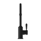 YORK KITCHEN MIXER GOOSENECK SPOUT WITH METAL LEVER MATTE BLACK