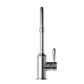 YORK KITCHEN MIXER GOOSENECK SPOUT WITH METAL LEVER CHROME