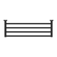 MECCA TOWEL RACK MATTE BLACK