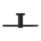 MECCA DOUBLE TOILET ROLL HOLDER MATTE BLACK