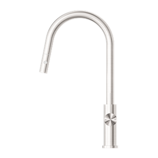 MECCA PULL OUT SINK MIXER WITH VEGIE SPRAY FUNCTION BRUSHED NICKEL