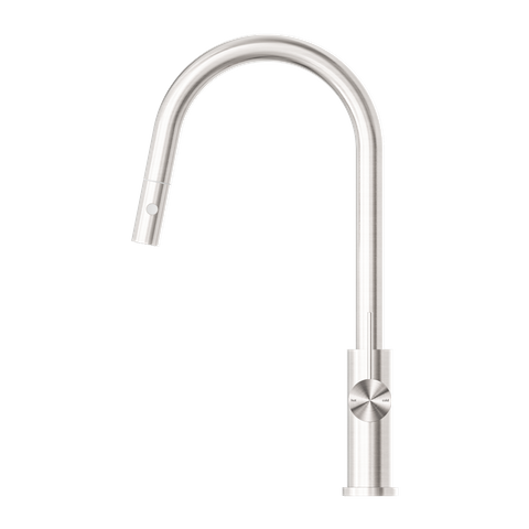 MECCA PULL OUT SINK MIXER WITH VEGIE SPRAY FUNCTION BRUSHED NICKEL