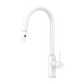 MECCA PULL OUT SINK MIXER WITH VEGIE SPRAY FUNCTION MATTE WHITE