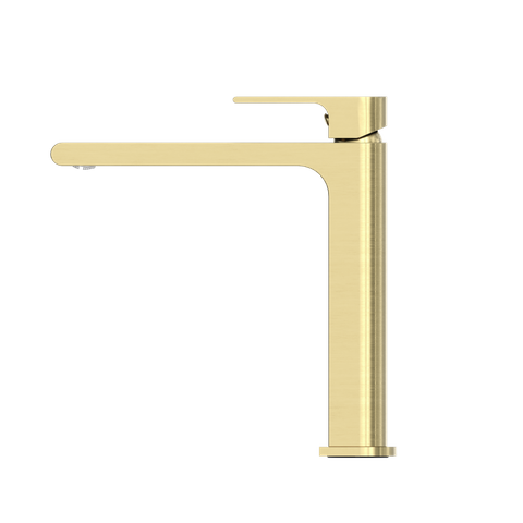 BIANCA MID TALL BASIN MIXER BRUSHED GOLD