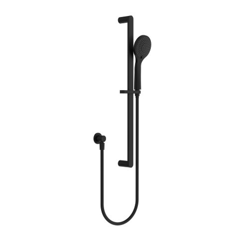 ECCO SHOWER RAIL WITH AIR SHOWER MATTE BLACK