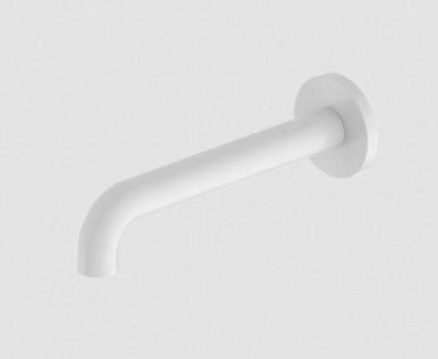 MECCA BASIN/BATH SPOUT ONLY 160MM MATTE WHITE