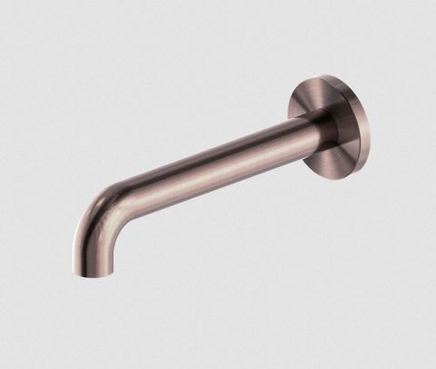 MECCA BASIN/BATH SPOUT ONLY 160MM BRUSHED BRONZE