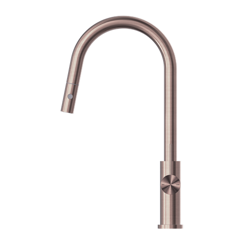 MECCA PULL OUT SINK MIXER WITH VEGIE SPRAY FUNCTION BRUSHED BRONZE