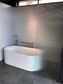 Ribble 1500 Gloss White Fluted Freestanding Bath