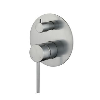 Star Mini Brushed Chrome 35mm Shower Divertor